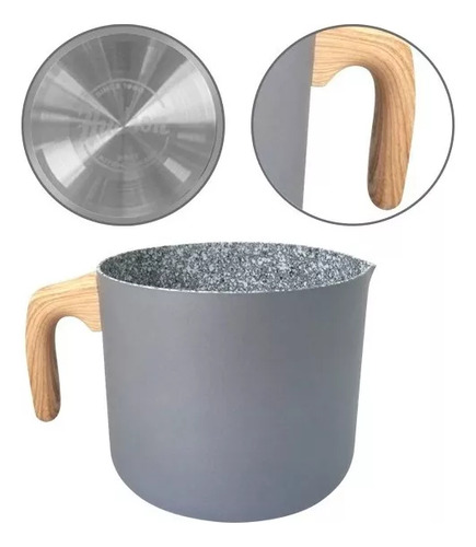 Jarra Hervidor Hudson C/antiadherente Granito De 14cm Granito