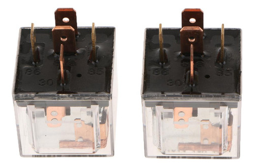 2 Par Coche Automotriz 12v 100a Conmutación 5 Pin Spdt