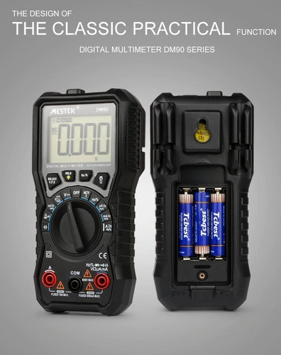 Mestek Dm90 Multitester Digital De Rango Automático Test