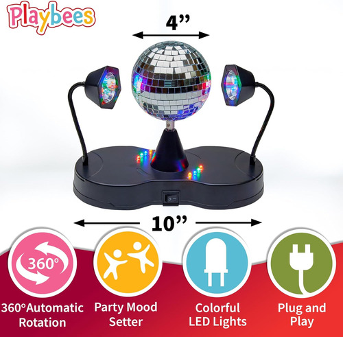 Bola Giratoria De Discoteca Led Luces Estroboscópicas ...