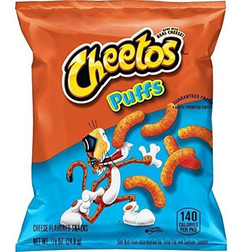 Cheetos Bolitas De Queso Con Sabor A Snacks, 0.875 Onza, Paq