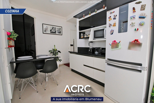 Acrc Imóveis - Apartamento Semi Mobiliado De Alto Padrão Para Venda No Bairro Ponta Aguda - Ap03195 - 34786997