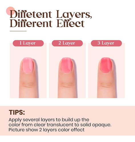 Mizhse Jelly Gel Polish Set, 12 Colores, 7ml