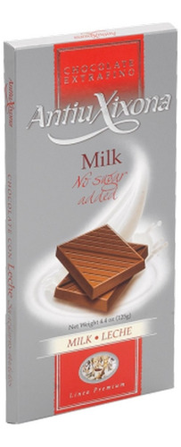 Chocolate Antiu Xixona - Con Leche Sin Azúcar