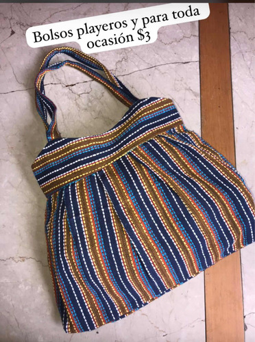 Bolso Playero Diseño Exclusivo Azul