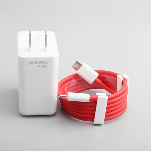 Imagen 3 de 5 de Cargador Warp Oneplus 65w Con Cable Tipo-c