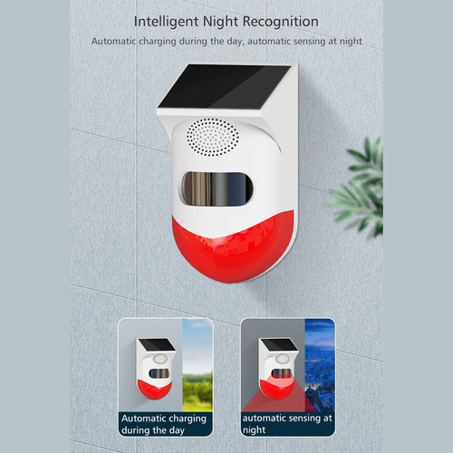 Youpin Detector De Sensor De Movimiento Solar Wifi Con .