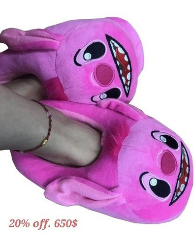 Pantuflas Por Mayor. Unicornio, Stich, Etc (10 Unidades)