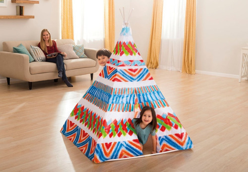 Carpa Indio Para Jugar - Intex - 122x122x157