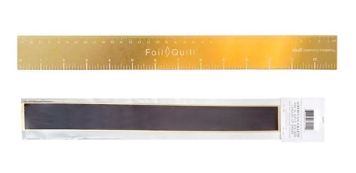 We R Foil Quill Magnetic Ruler | Regla Magnética 14 Scrap