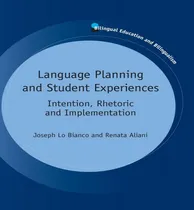 Comprar Libro Language Planning And Student Experiences - Joseph ...