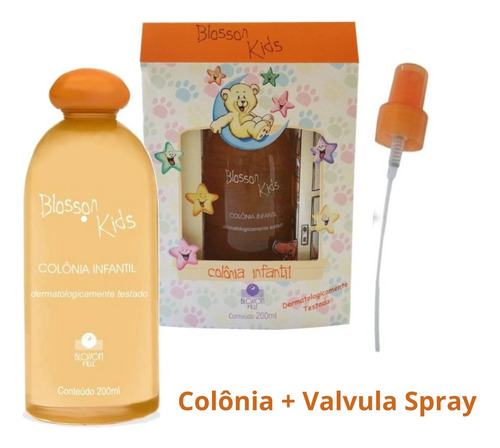 Colônia Infantil Blosson Kids Perfume Suave Original 200ml