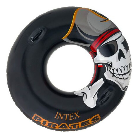 Salvavida Redondo Inflable De Pirata Intex