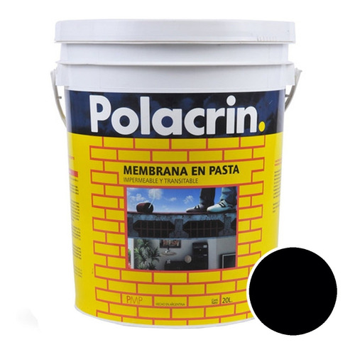 Polacrin Membrana En Pasta Negro X 1lt - Caporaso