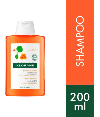 Shampoo Klorane Capuchina Anticaspa Seca X 200 Ml