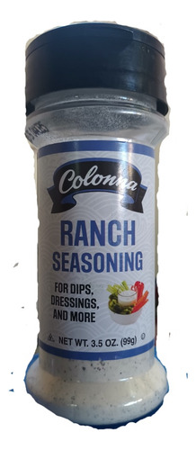 2 Frascos De Sazonador Ranch- Colonna 99g Dips, Ensalada