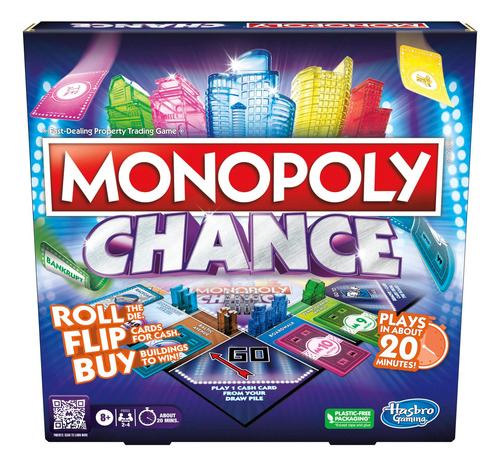 Jogo De Tabuleiro Monopoly Chance Para Adultos E Crianças |