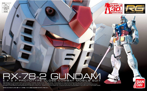 Gundam Rx-78-2 Real Grade Kit Rg 1/144 Gunpla Jap