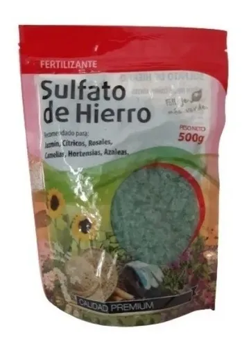 Sulfato de hierro 500gs