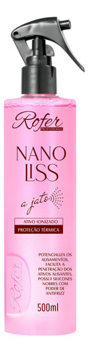 Nano Liss Rofer Profissional Shampoo Antirresíduos  Spray