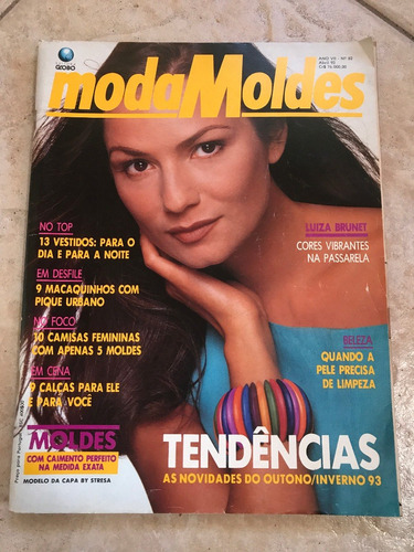 Revista Moda Moldes 82 Luiza Brunet Calças Vestidos D159