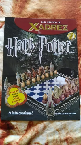Kit 2 Revistas Harry Potter guia - Pratico de Xadrez