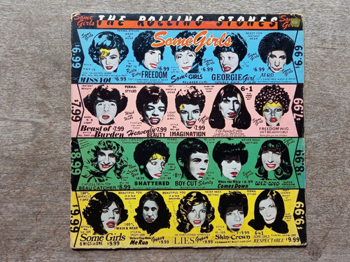 Disco Lp The Rolling Stones - Some Girls (1978) Usa R15