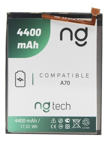 Bateria Para Samsung A70 A705 Ba705abu Ngtech 4400 Mah 3.85v