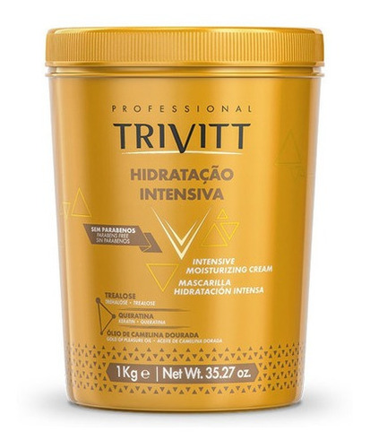 Imagem 2 de 3 de Máscara Hidratação 1kg Segredo Trivitt Itallian Color