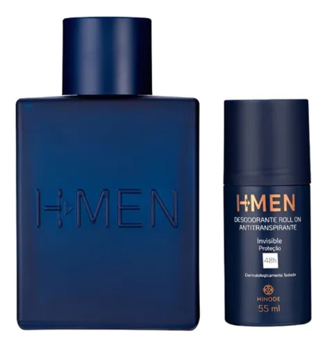 Kit Deo Colonia E Roll-on H Men Masculino Hinode