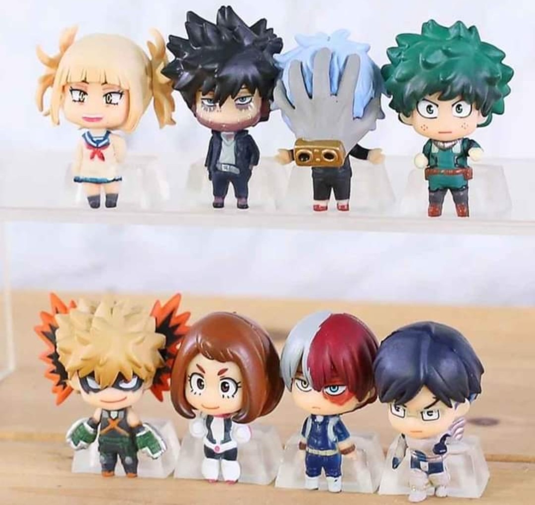 Anime My Hero Academia Boku No Hero Set De 8 Figuras Meses Sin Intereses 