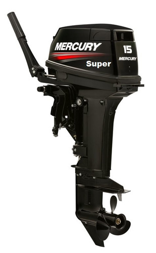 Motor De Popa Mercury - 2t - 15 M Super 18 Hp, Cpf F/ Estado