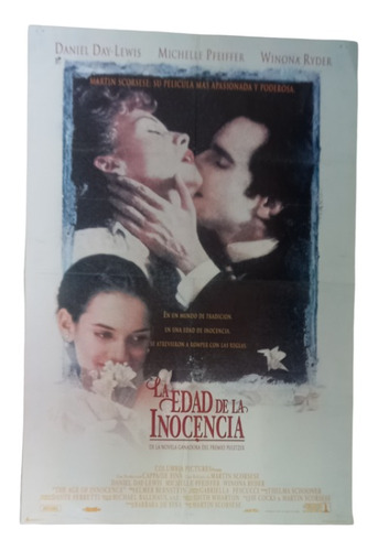 Poster Pelicula La Edad De La Inocencia 1993