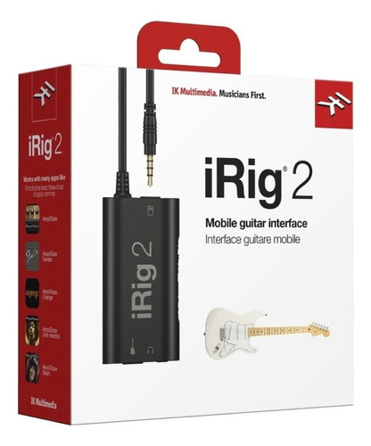 Interfaz Ik Multimedia Irig 2 (iPhone, Android) Usado 7/10