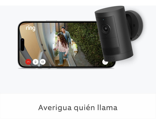 Cámara Ring Para Exteriores Plus Negro