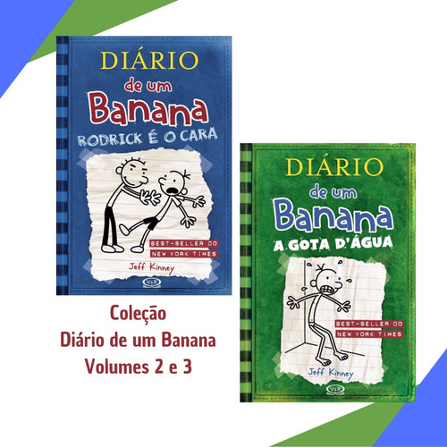 Coleção Diário De Um Banana Vol 2 E 3
