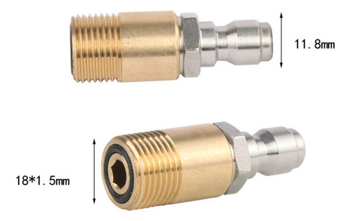 2x Juego De Lavadora A Presión M18 Adaptador Kit De