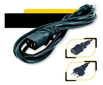 Comprar Cabo De Força Energia Tripolar Pu002F Fonte Monitor Pc Padrão Br 110u002F220