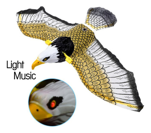 Luminoso Repelente De Pájaros Con Forma De Águila Colgante C