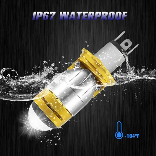 Cx Proyector Led Foco H4 8000lm Bi-lupa Para Auto, Moto