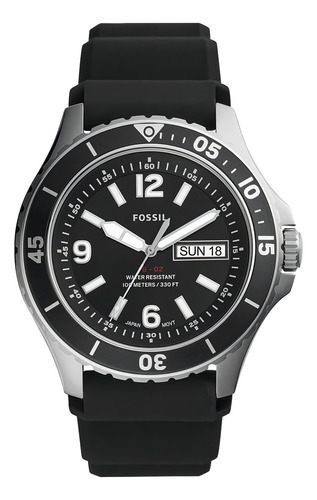 Reloj Caballero Fossil Fs5689 Negro