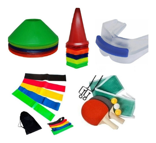 Kit C/cones 24cm +half Cone+mini Band+ping Pong + Protetores