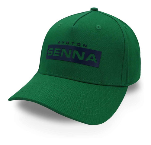 Gorra Formula 1 Ayrton Senna Logo Verde Unitalla