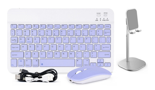 Kit De Teclado Con Ratón Bluetooth Español Con Tecla Ñ