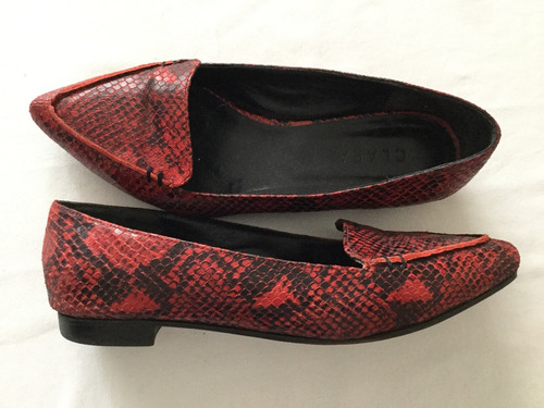 Super Sale! Clara. Zapatos Chatos Animal Print. Talle 37