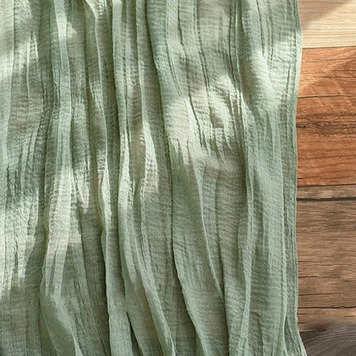 Corredor De Mesa Boho Gauze Cloth Table Runner Rustic Sheer