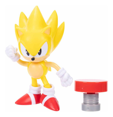 Sonic The Hedgehog Figura Super Sonic De 4 Pulgadas Wave 15