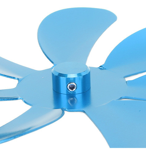Ventilador De Estufa Azul Con Hoja De Aleación De Aluminio,