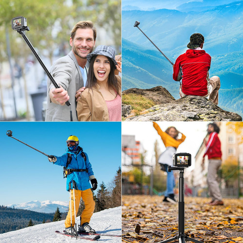 Accesorios Para Cámaras De Acción Akaso Selfie Stick Con Trí