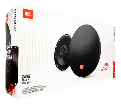 Parlantes Para Vehículo 240w. 6.5x6.5'' / Jbl Mod Stage2 624